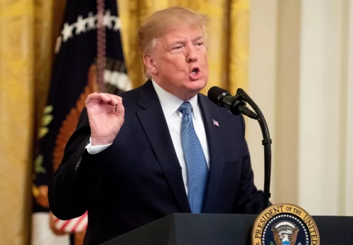 Las palabras de Donald Trump se producen después de la polémica surgida este fin de semana al filtrarse unos documentos redactados desde 2017 en los que Darroch criticaba a la Administración estadounidense. FOTO/AP