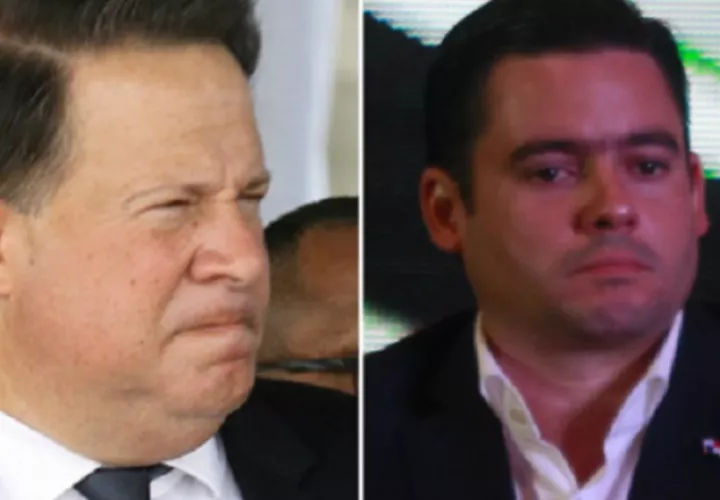 Juan Carlos Varela (izq.) ha tenido diferencias con el vicepresidente electo, José Gabriel Carrizo (der.). Foto de archivo