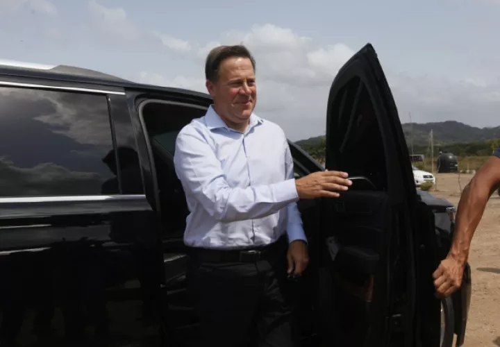 Juan Carlos Varela dice no tener miedo, pero tampoco renunció al servicio de escoltas como expresidente de la República. Foto de archivo