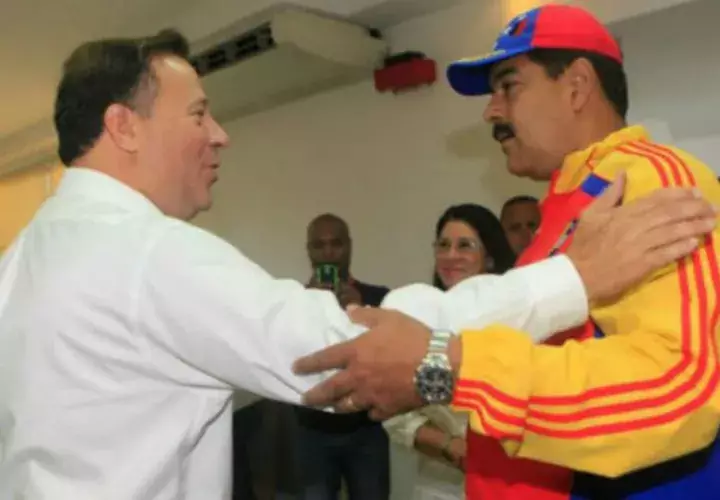 Juan Carlos Varela mantuvo en el pasado buenas relaciones con Nicolás Maduro.