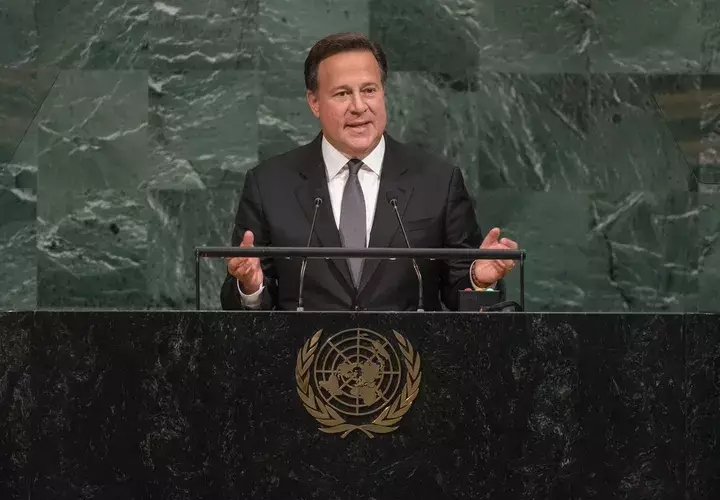 Juan Carlos Varela dijo en la ONU que Panamá es uno de los países más avanzados de la región. Foto: Presidencia Panamá.