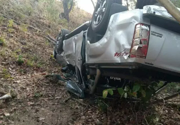 Accidente en el Venao. Foto: Zenaida Vásquez 
