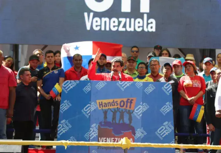 Maduro también amenazó a Estados Unidos.