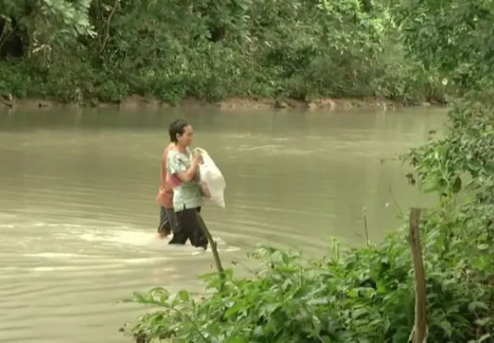 ¡Lamentable¡ Padre e hijo mueren ahogados en Veraguas. Foto: Epasa.