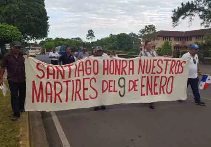 En Veraguas se llevaron a cabo varias actividades para recordar la gesta del 9 de enero. Foto/Víctor Eliseo Rodríguez