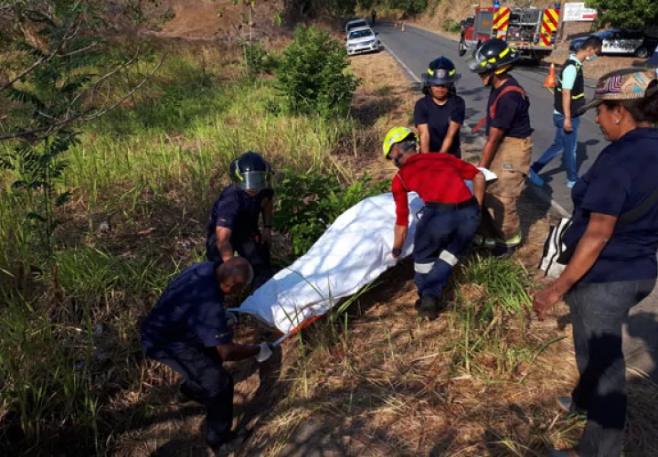 Esta es la segunda víctima por accidente de tránsito en lo que va del año en esta provincia. Foto/Melquiades Vásquez