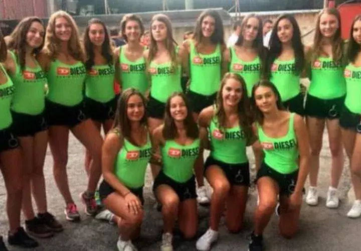 Las jugadoras de voleibol.