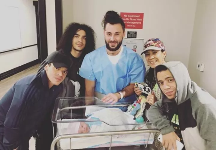 Vico C junto a su familia. Foto: Instagram