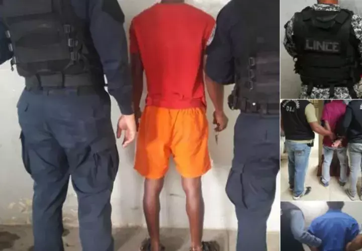 Policía captura a media docena de violadores; cuatro fueron atrapados en Colón. Foto: Policía Nacional.