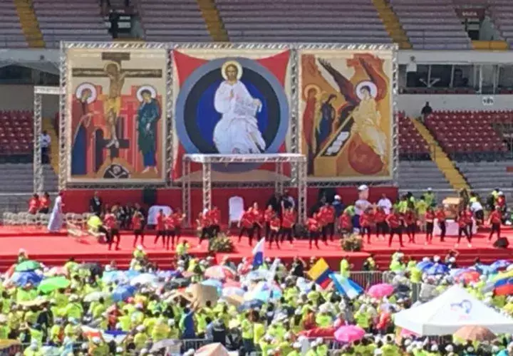 Papa pidió a los voluntarios ser multiplicadores de esperanzas. Foto/Cortesía