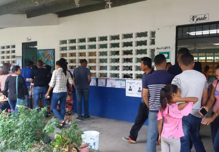 El horario de votación es de 7:00 a.m. a 4:00 p.m. Foto de Fanny Arias