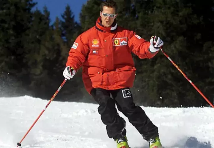 Michael Schumacher se accidentó mientras esquiaba. Foto EFE