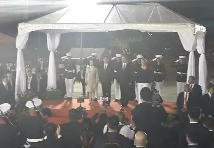 presidente de la República Popular China, Xi Jinping llega a Panamá. Foto Victor Arosemena