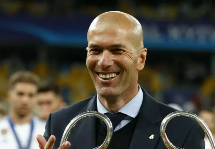Zinedine Zidane salió del Madrid al finalizar la pasada temporada. Foto AP