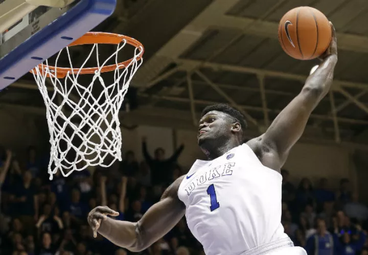 Zion Williamson, para muchos el próximo Lebron James. Foto:AP